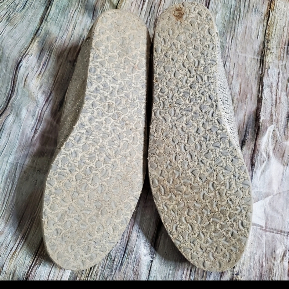 toms alpargata silver